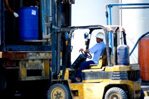 person completing Forklift Training in Philadelphia