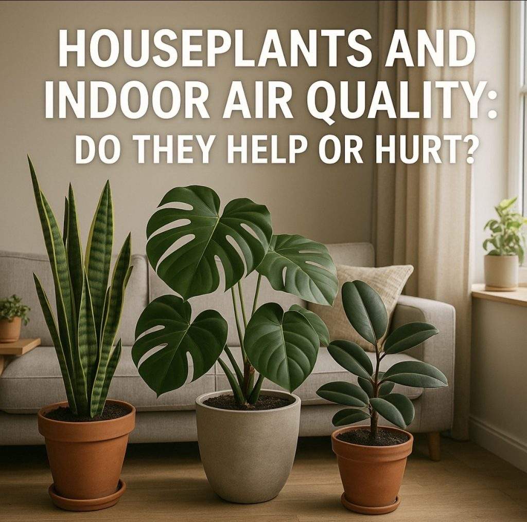 do houseplants help or hurt indoor air quality