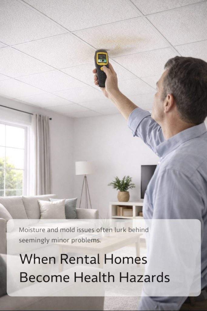 when rental homes become health hazards, mold hazards in rental homes